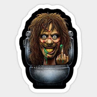 Horror toilet Monster #4 Sticker